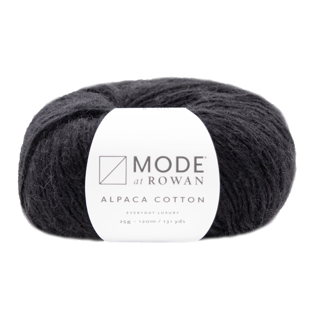 Rowan Mode Alpaca Cotton Yarn - 010 Noir - Zoom Image