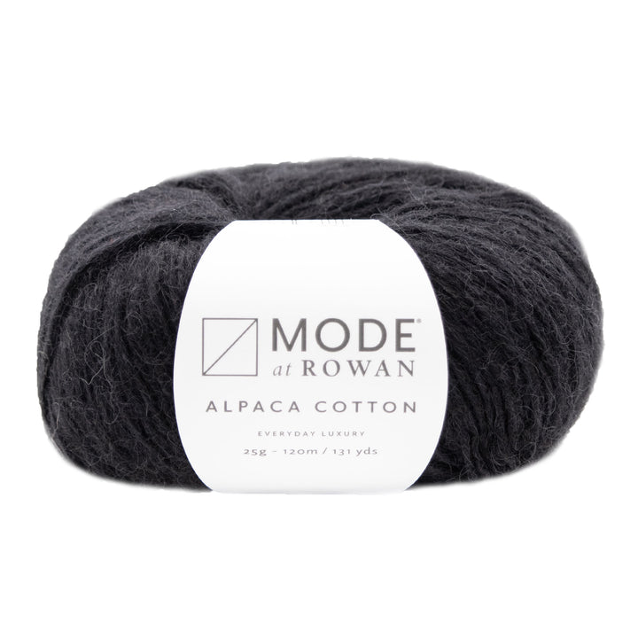 Rowan Mode Alpaca Cotton Yarn - 010 Noir - Zoom Image