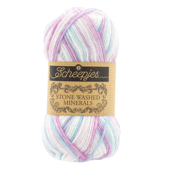 Scheepjes Stone Washed Minerals Yarn - 907 Amethyst Mist - Zoom Image