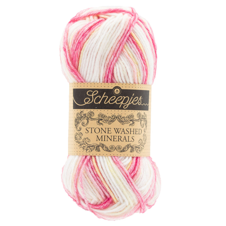 Scheepjes Stone Washed Minerals Yarn - 908 Rhodonite Radiance - Zoom Image