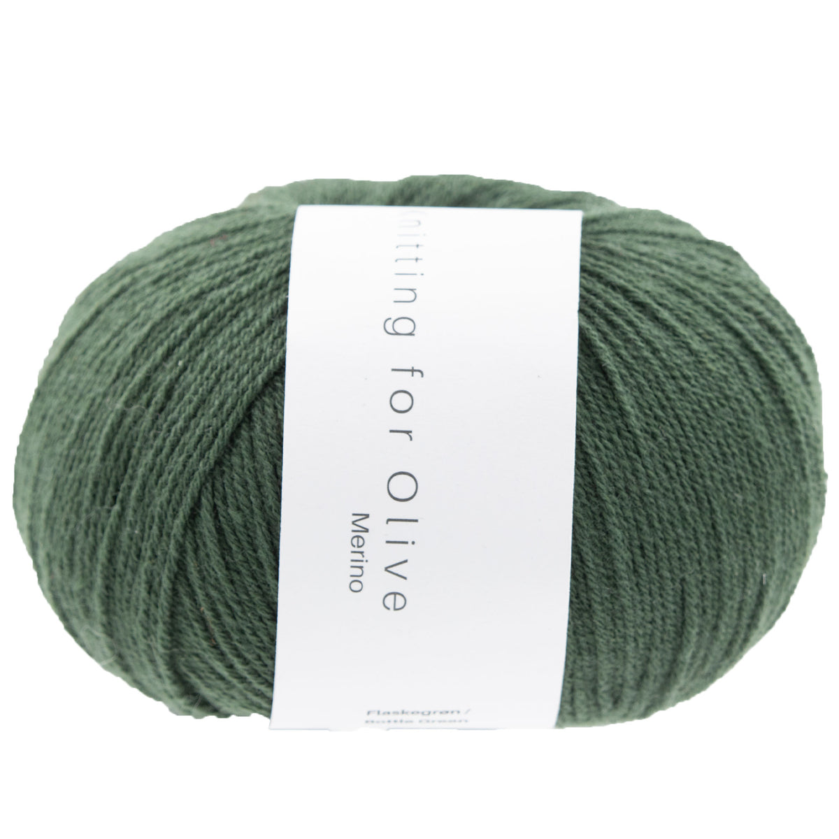 Knitting for Olive Merino Yarn - Bottle Green - Zoom Image
