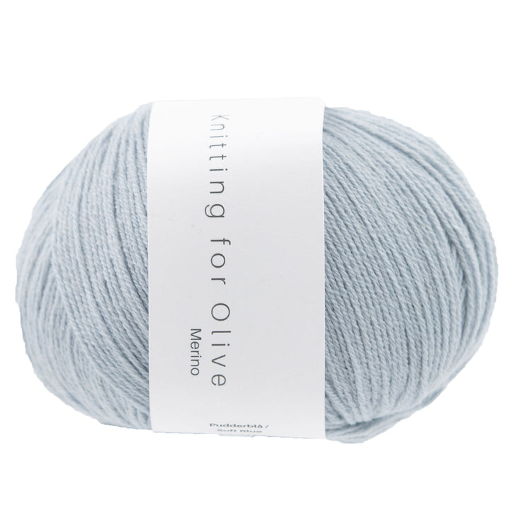 Knitting for Olive Merino Yarn - Soft Blue - Zoom Image