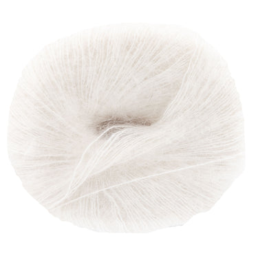 Knitting for Olive Soft Silk Mohair Yarn - Cream - Zoom Image