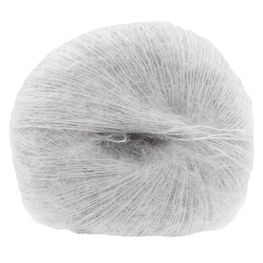Knitting for Olive Soft Silk Mohair Yarn - Pearl Gray - Zoom Image