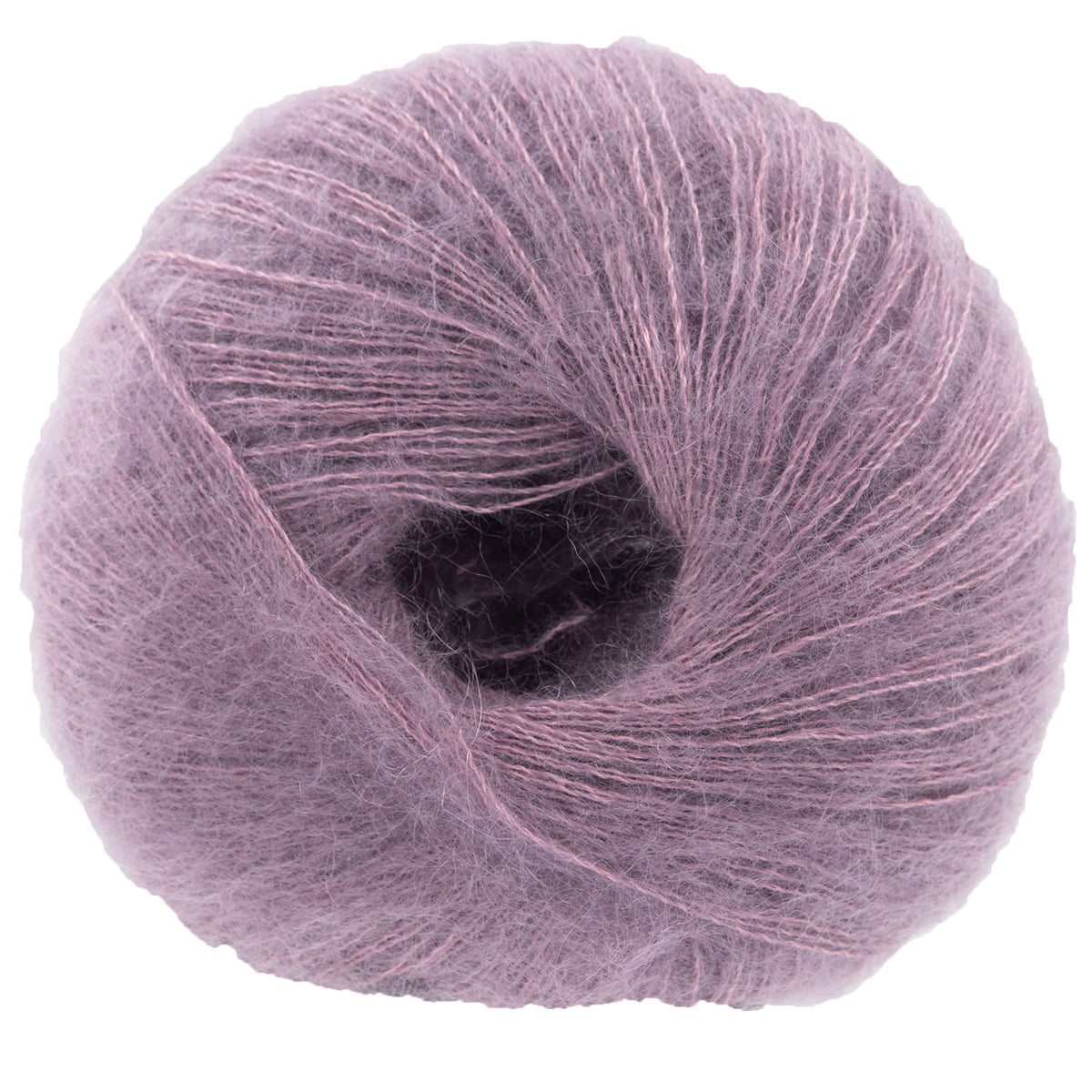 Knitting for Olive Soft Silk Mohair Yarn - Artichoke Purple - Zoom Image