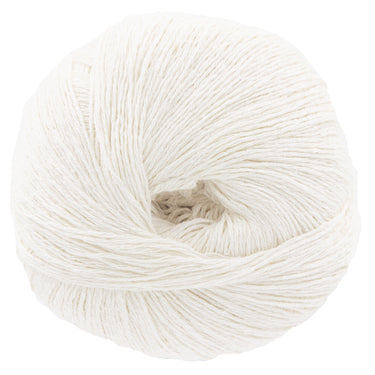 Knitting for Olive Pure Silk Yarn - Cream - Zoom Image