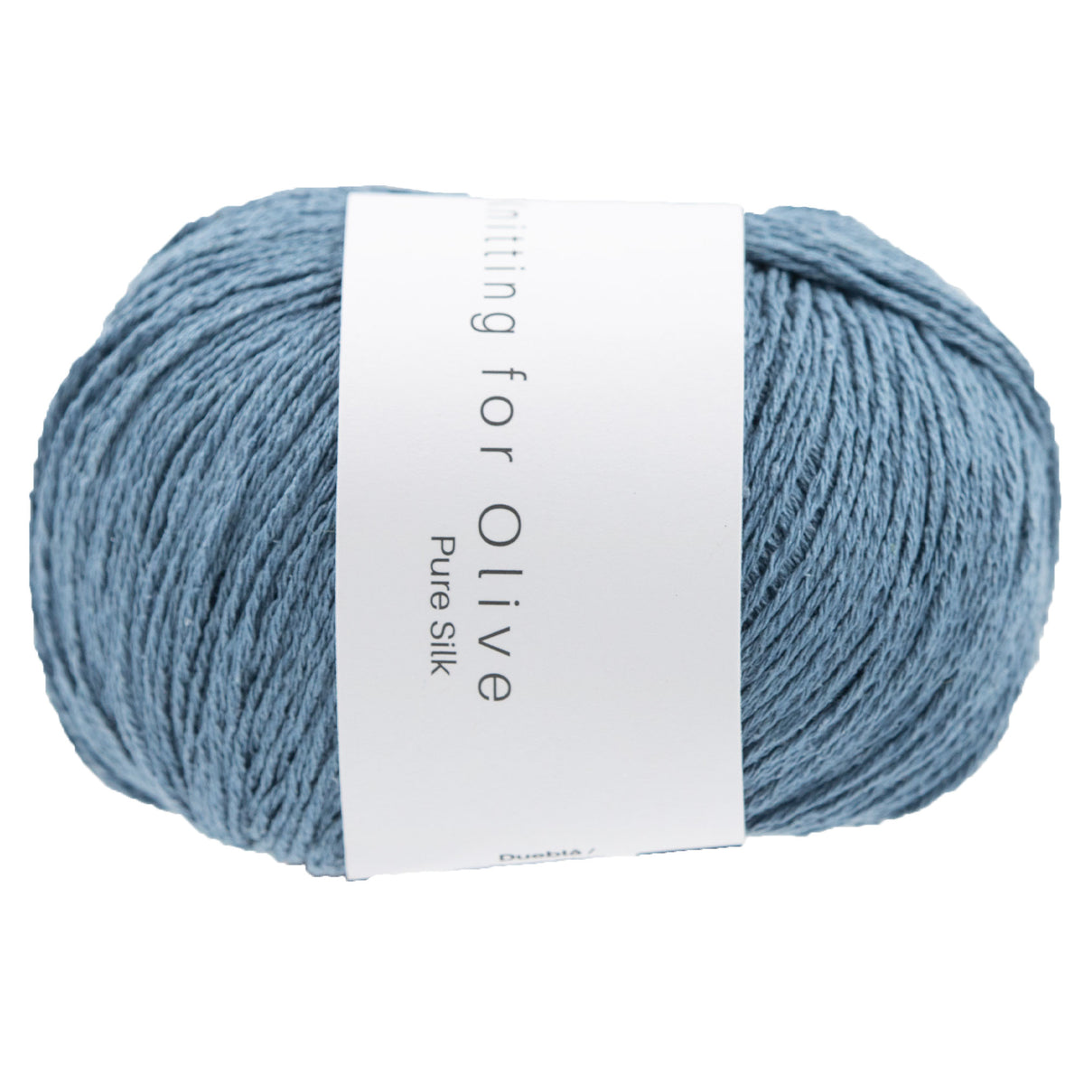 Knitting for Olive Pure Silk Yarn - Dove Blue - Zoom Image
