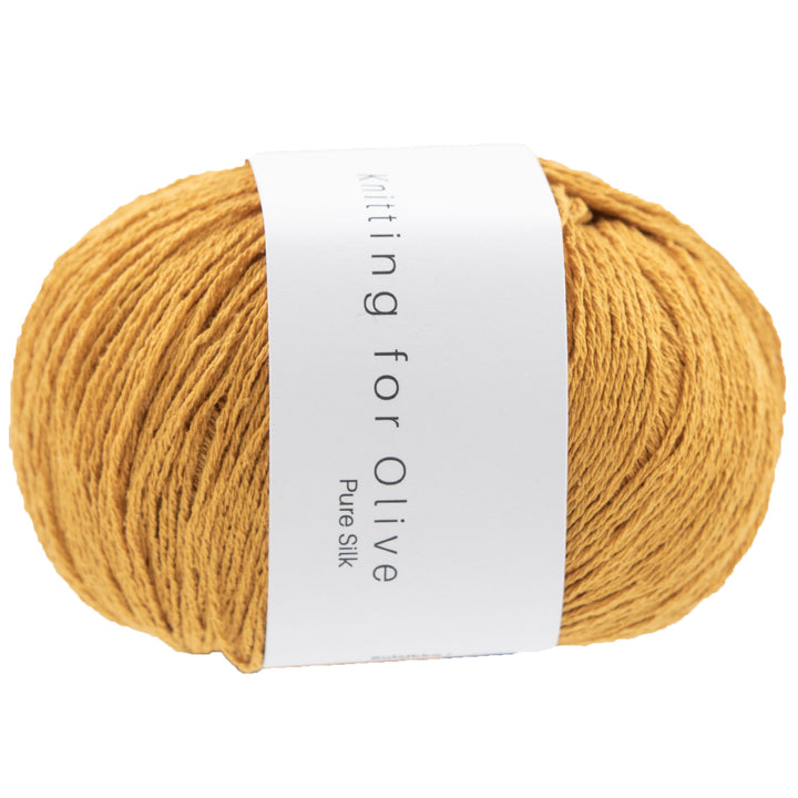 Knitting for Olive Pure Silk Yarn - Sunflower - Zoom Image