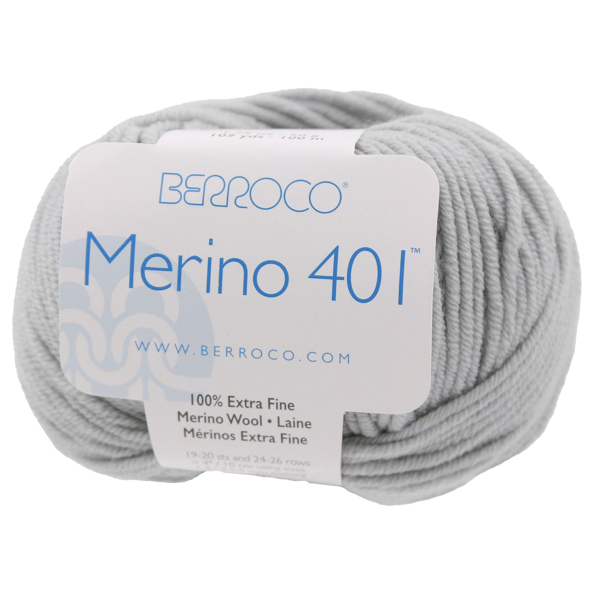 Berroco Merino 401 Yarn - 11203 Cloud - Zoom Image
