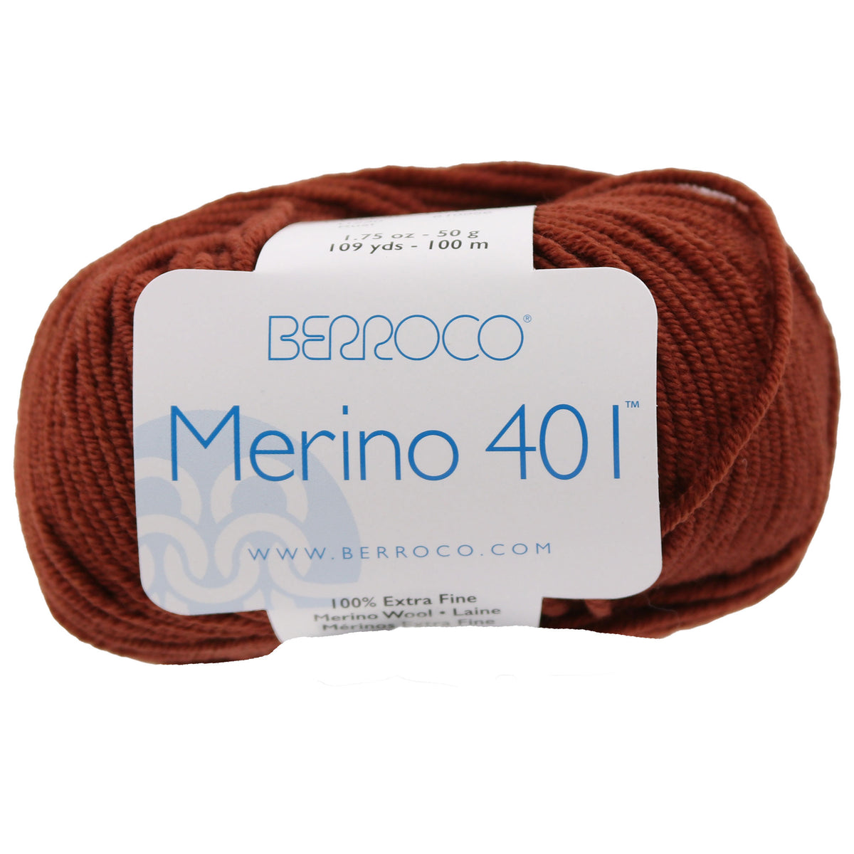 Berroco Merino 401 Yarn - 11230 Rust - Zoom Image