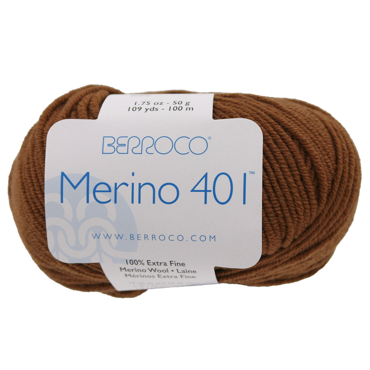 Berroco Merino 401 Yarn - 11268 Tawny - Zoom Image
