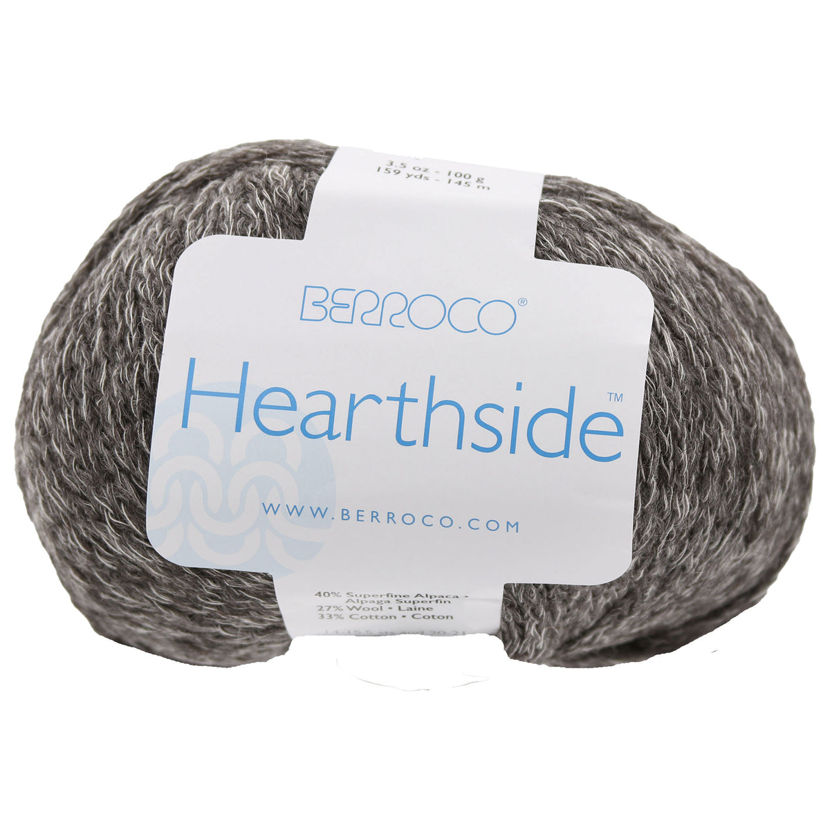 Berroco Hearthside Yarn - 11009 Ebony - Zoom Image
