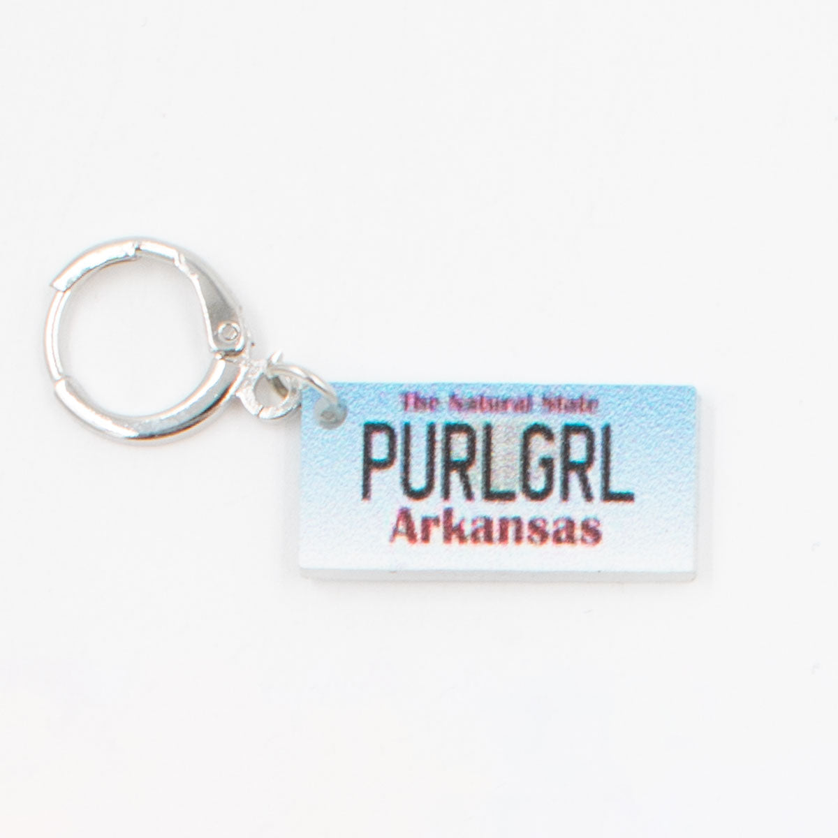 Jimmy Beans Wool State Stitch Markers - Arkansas - Extra Image
