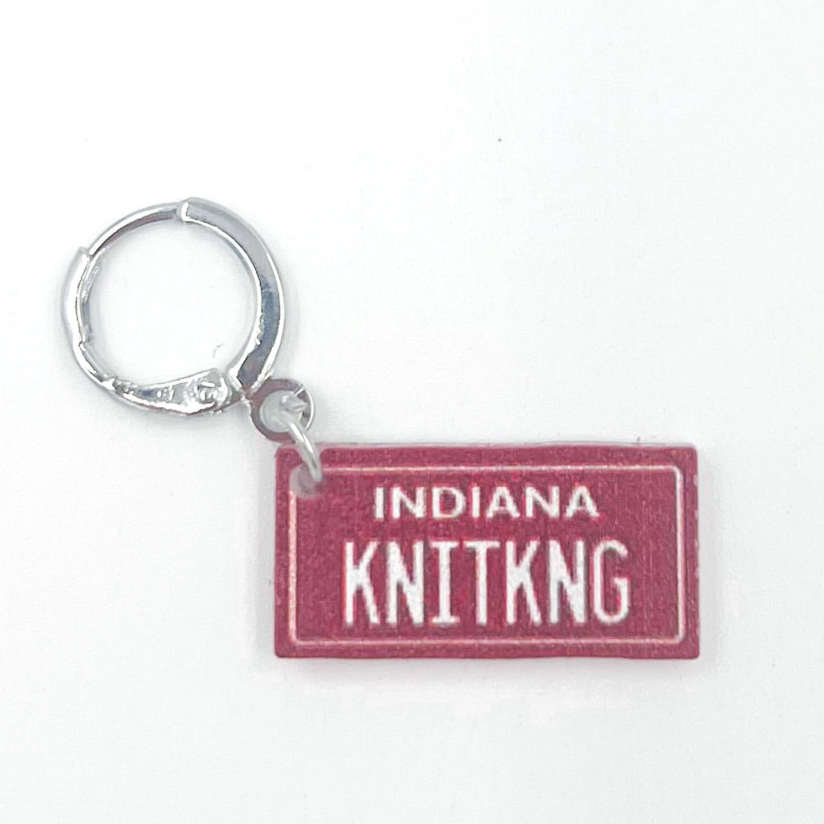 Jimmy Beans Wool State Stitch Markers - Indiana - Zoom Image