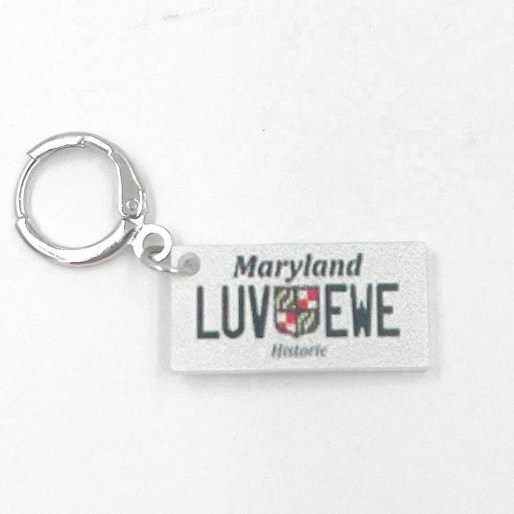 Jimmy Beans Wool State Stitch Markers - Maryland - Extra Image