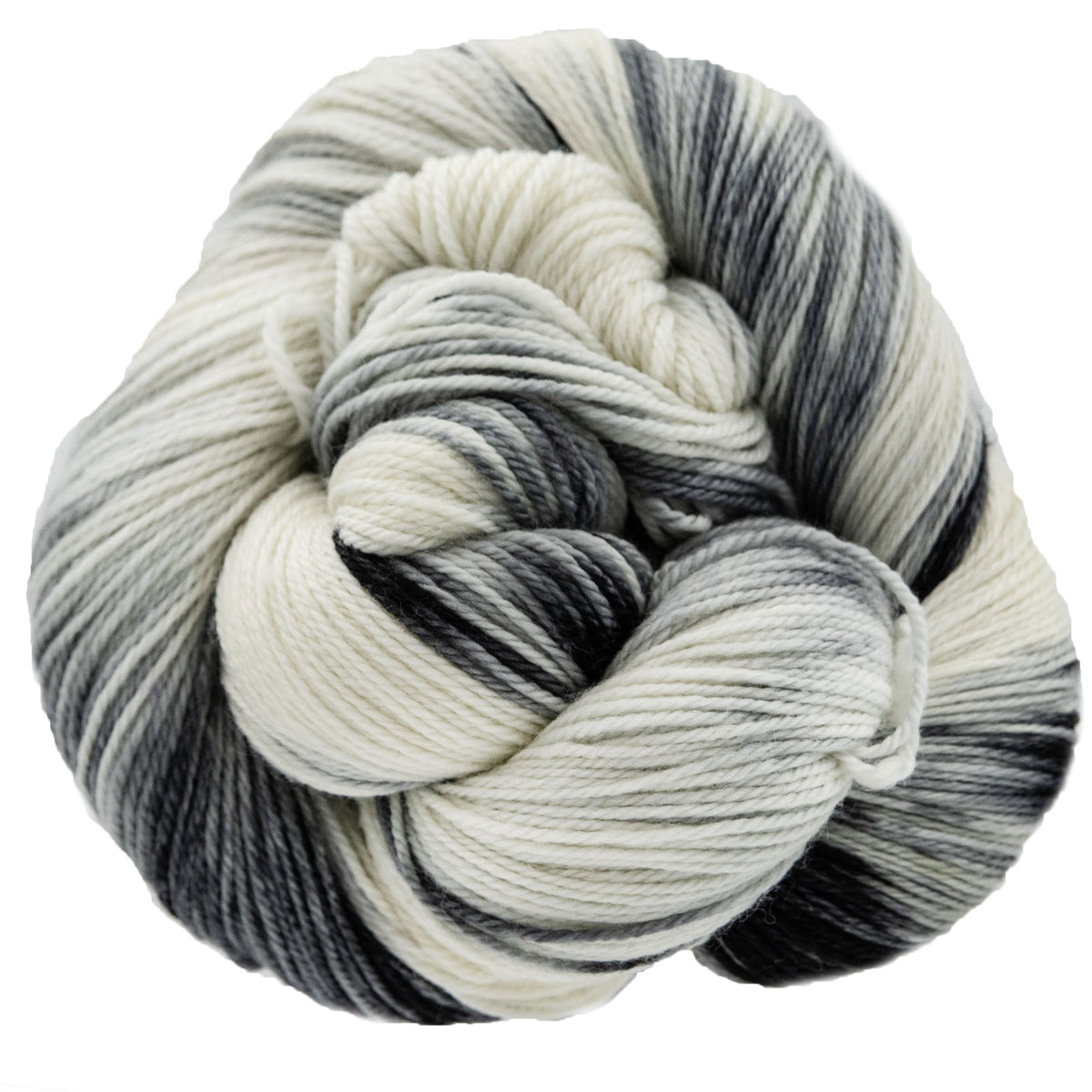 Dream in Color Smooshy Yak Yarn - Black & White - Zoom Image
