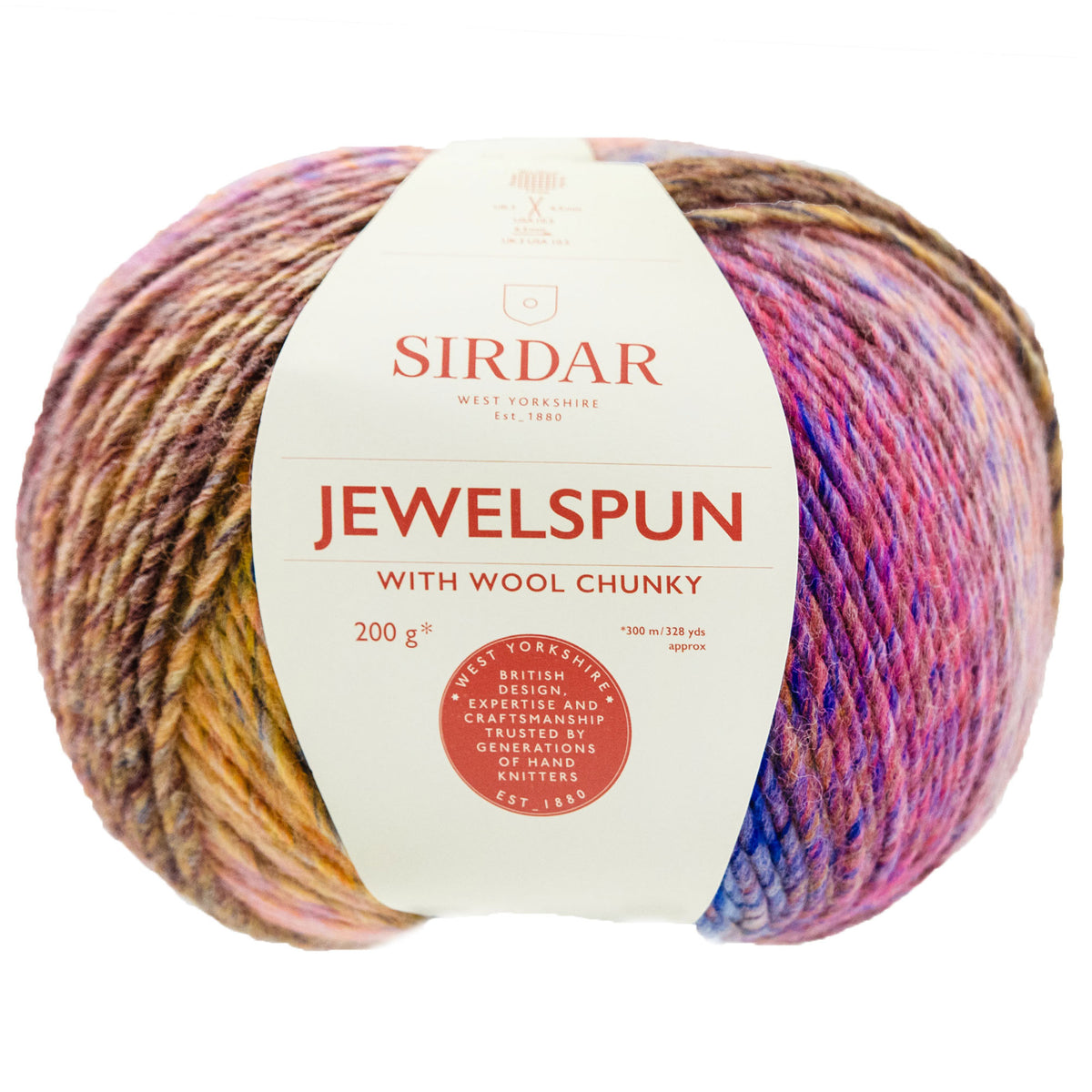 Sirdar Jewelspun with Wool Chunky Yarn - 209 Ocean Gem - Zoom Image