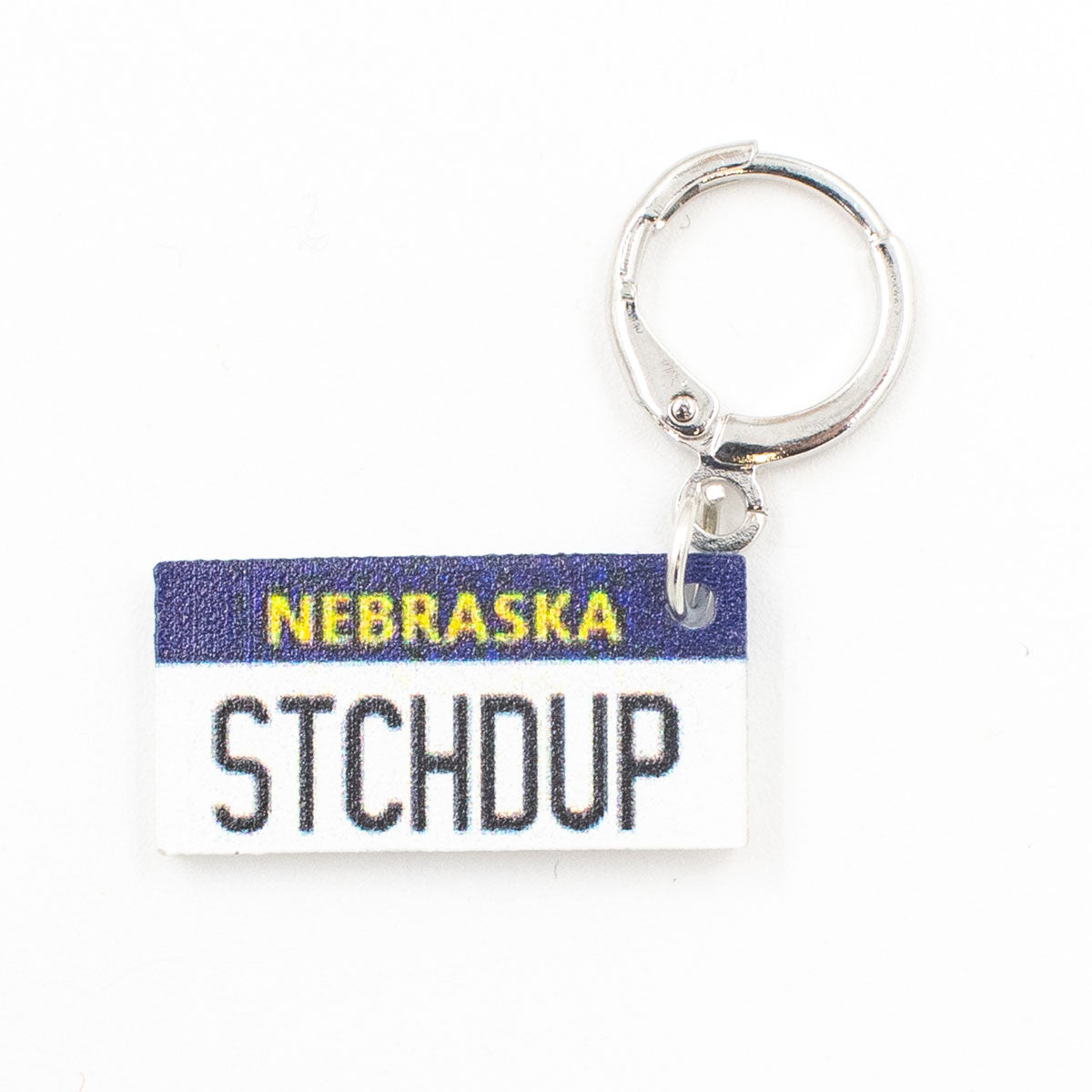 Jimmy Beans Wool State Stitch Markers - Nebraska - Extra Image
