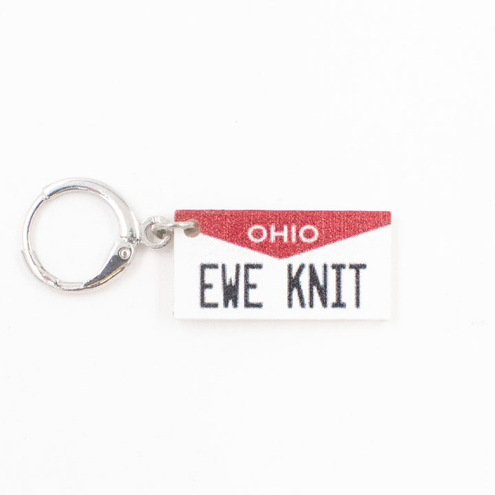 Jimmy Beans Wool State Stitch Markers - Ohio - Zoom Image