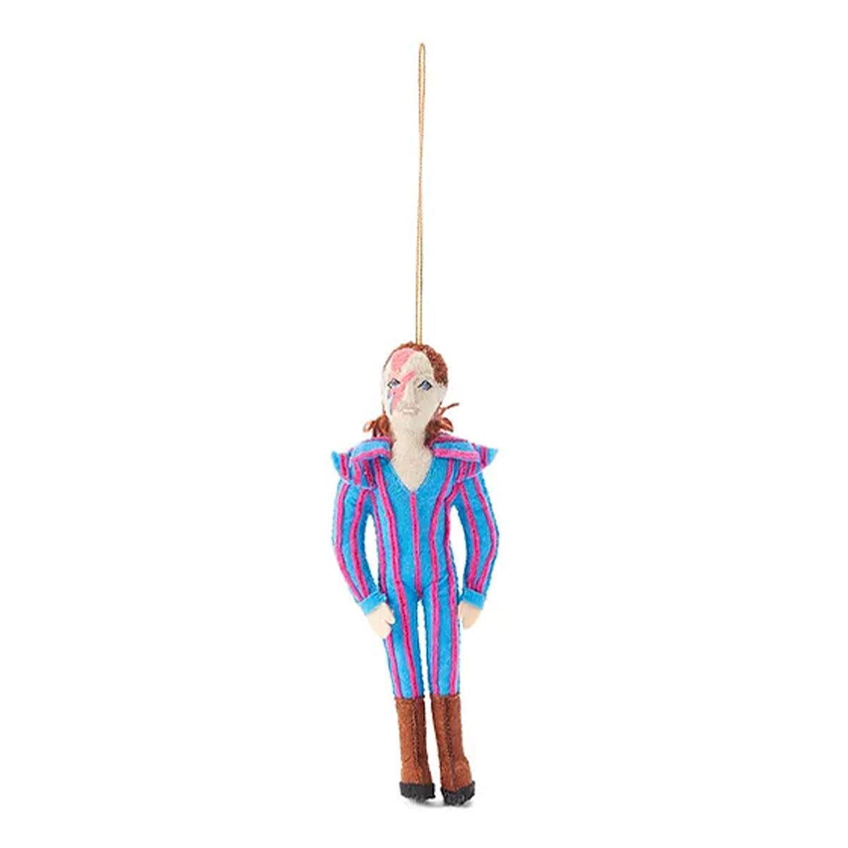 Silk Road Bazaar Handmade Felt Ornaments - David Bowie - Zoom Image
