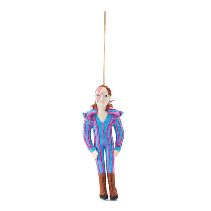 Silk Road Bazaar Handmade Felt Ornaments - David Bowie - Zoom Image