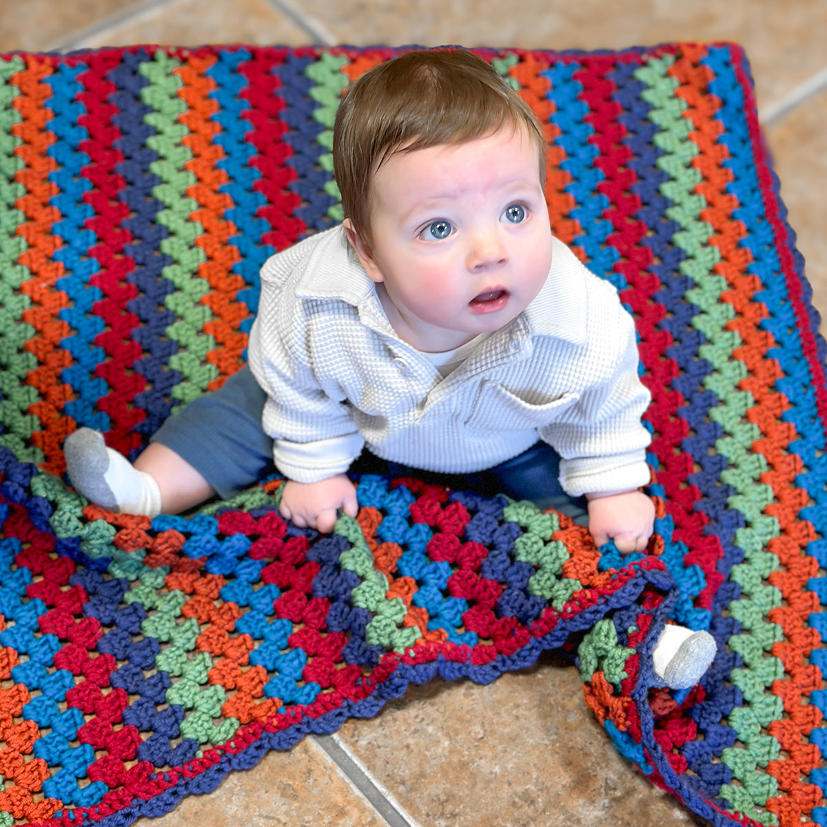 Scheepjes Hanky's Blanky Baby Blanket Kit - Extra Image
