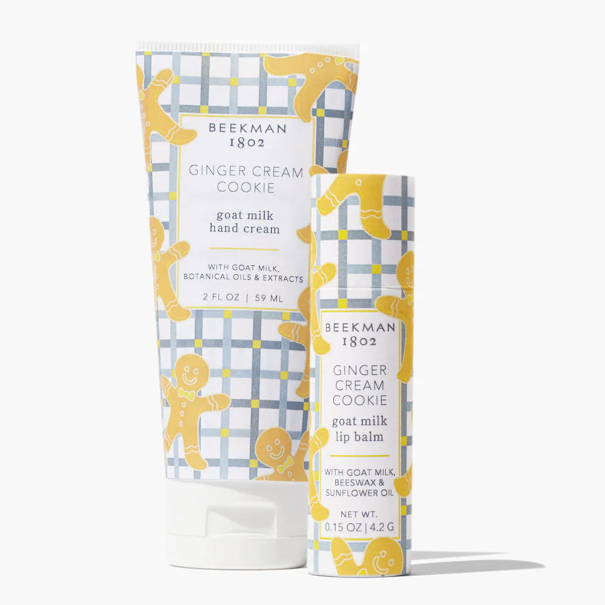 Beekman 1802 Goat Milk Hand Cream and Lip Balm Set - Ginger Cream Cookie - Extra Image
