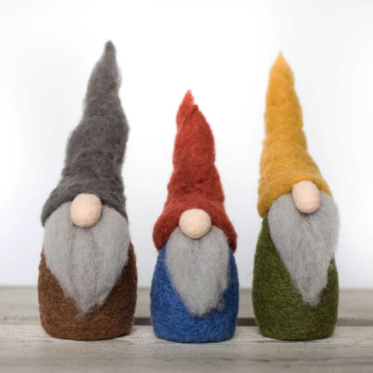 Felted Sky Sculpting With Wool Needle Felting Kits - Gnomes - Zoom Image
