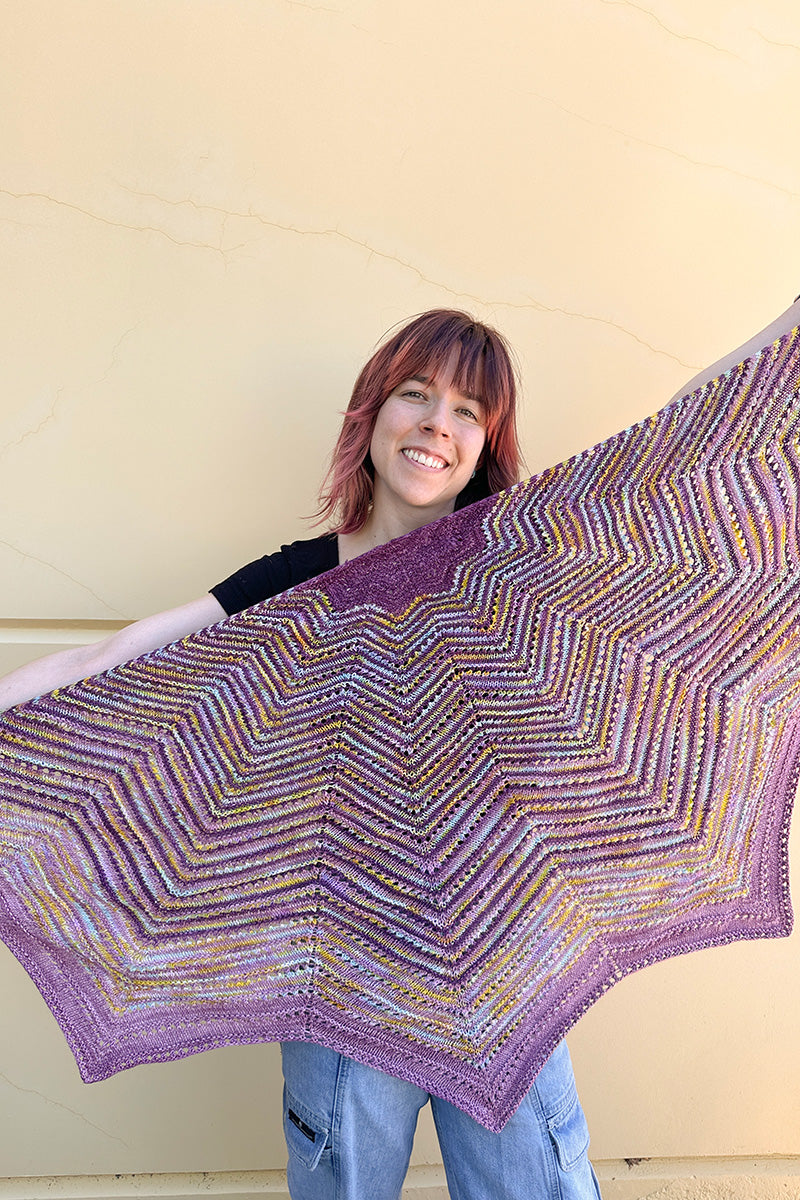 Madelinetosh Zig Zag Shawl Kit - Extra Image