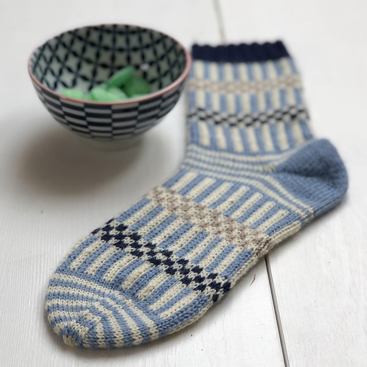 Knitting for Olive Strandkorb Socks Kit - Extra Image
