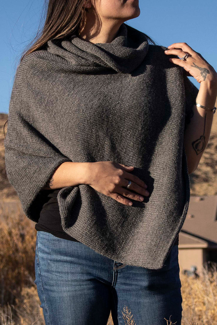 Yarn Citizen Easy Folded Knit Poncho Kit - Extra Image