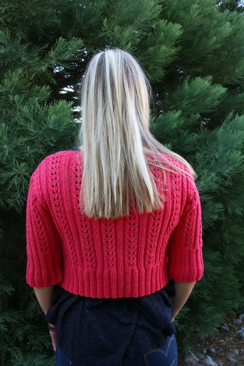 Blue Sky Fibers' Eyelet Cardigan - Main Image 5