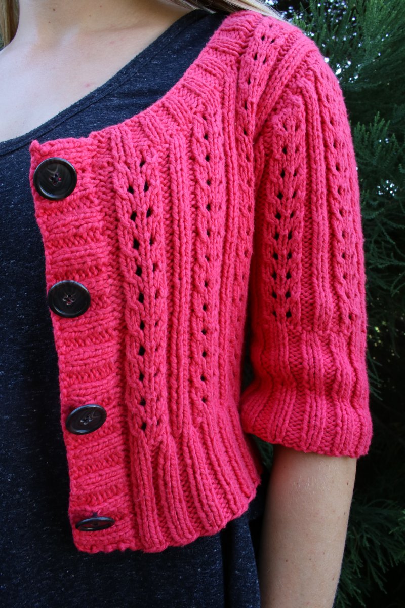 Blue Sky Fibers' Eyelet Cardigan - Main Image 4