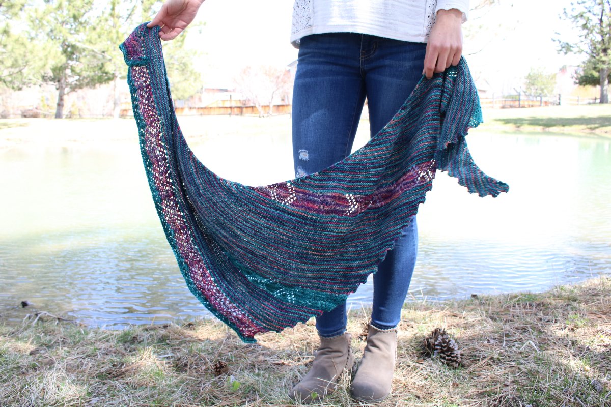 Malabrigo's Bleeker Shawl - Main Image 1