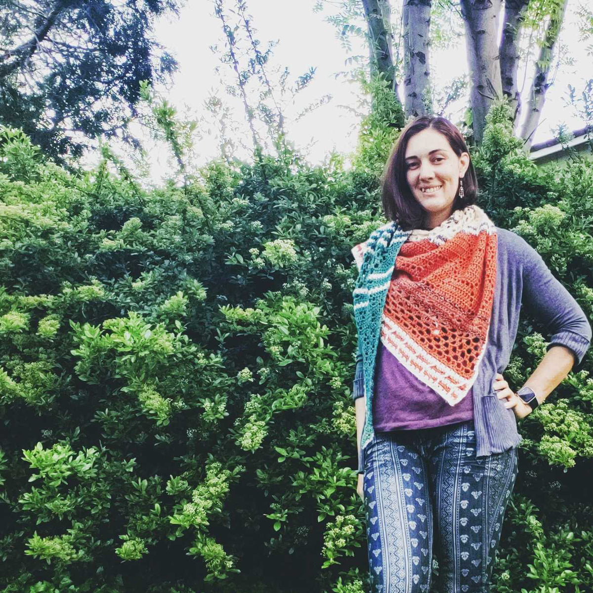 Brandi's Hotel of Bees Shawl - Main Image 1
