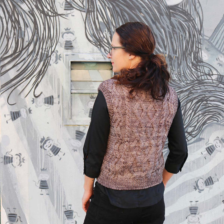 Amy's Clara Cables Vest - Main Image 3