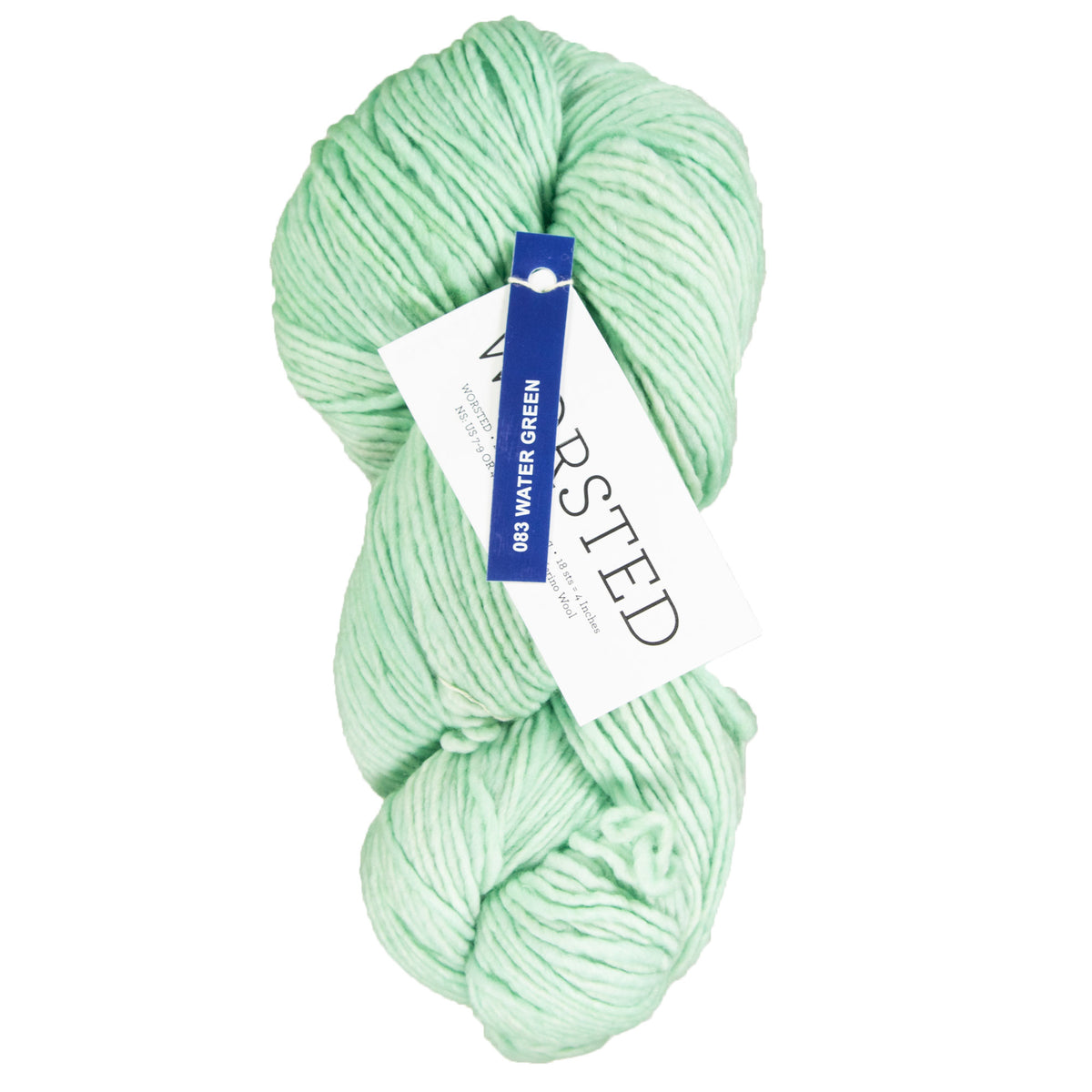 Malabrigo Worsted Merino Yarn - 083 Water Green - Zoom Image
