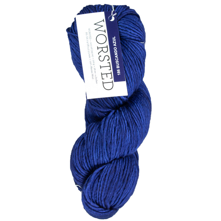 Malabrigo Worsted Merino Yarn - 186 Buscando Azul - Zoom Image