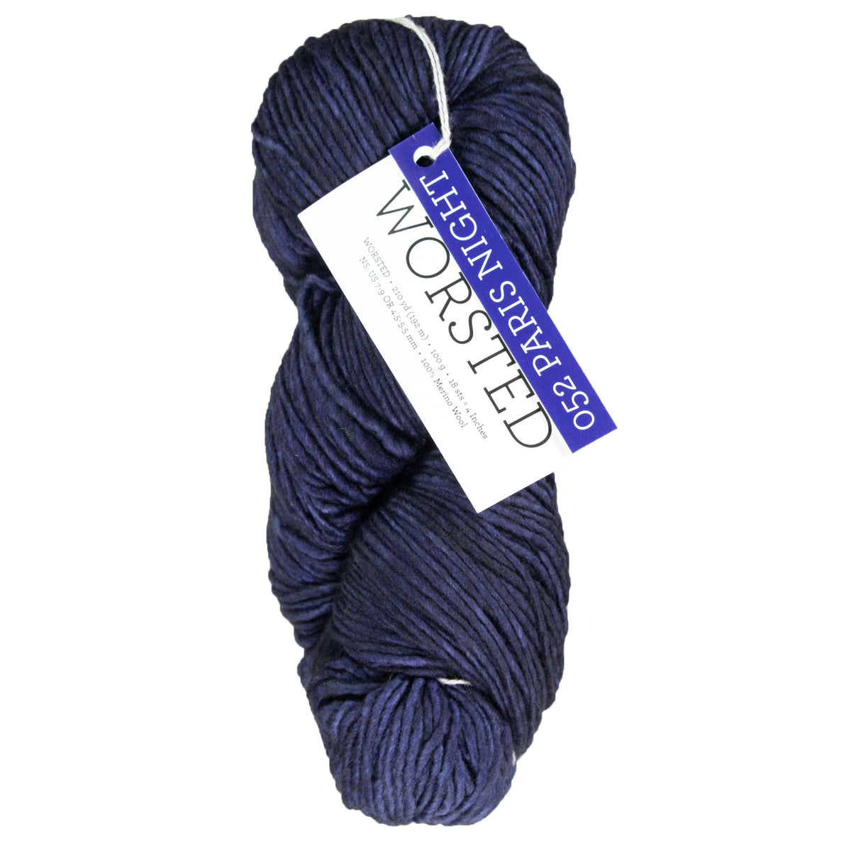 Malabrigo Worsted Merino Yarn - 052 Paris Night - Zoom Image
