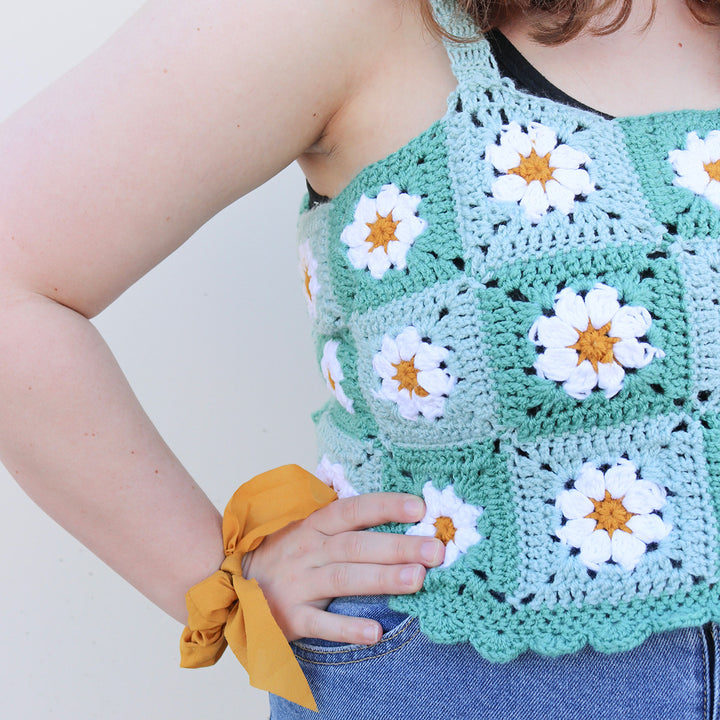 Elizabeth's Daisy Granny Square Top - Main Image 4