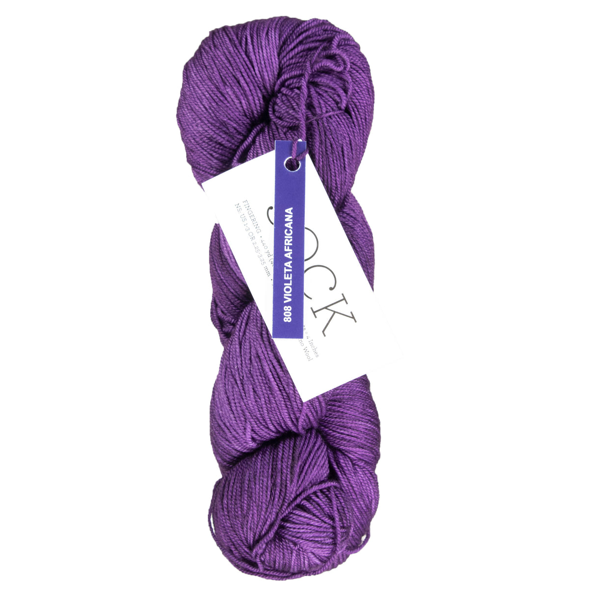 Malabrigo Sock Yarn - 808 Violeta Africana - Zoom Image