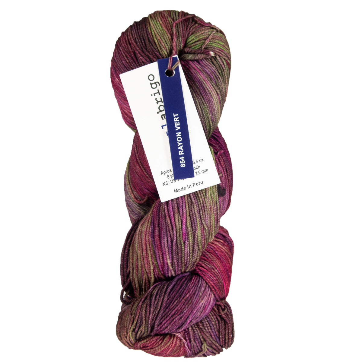 Malabrigo Sock Yarn - 854 Rayon Vert - Zoom Image
