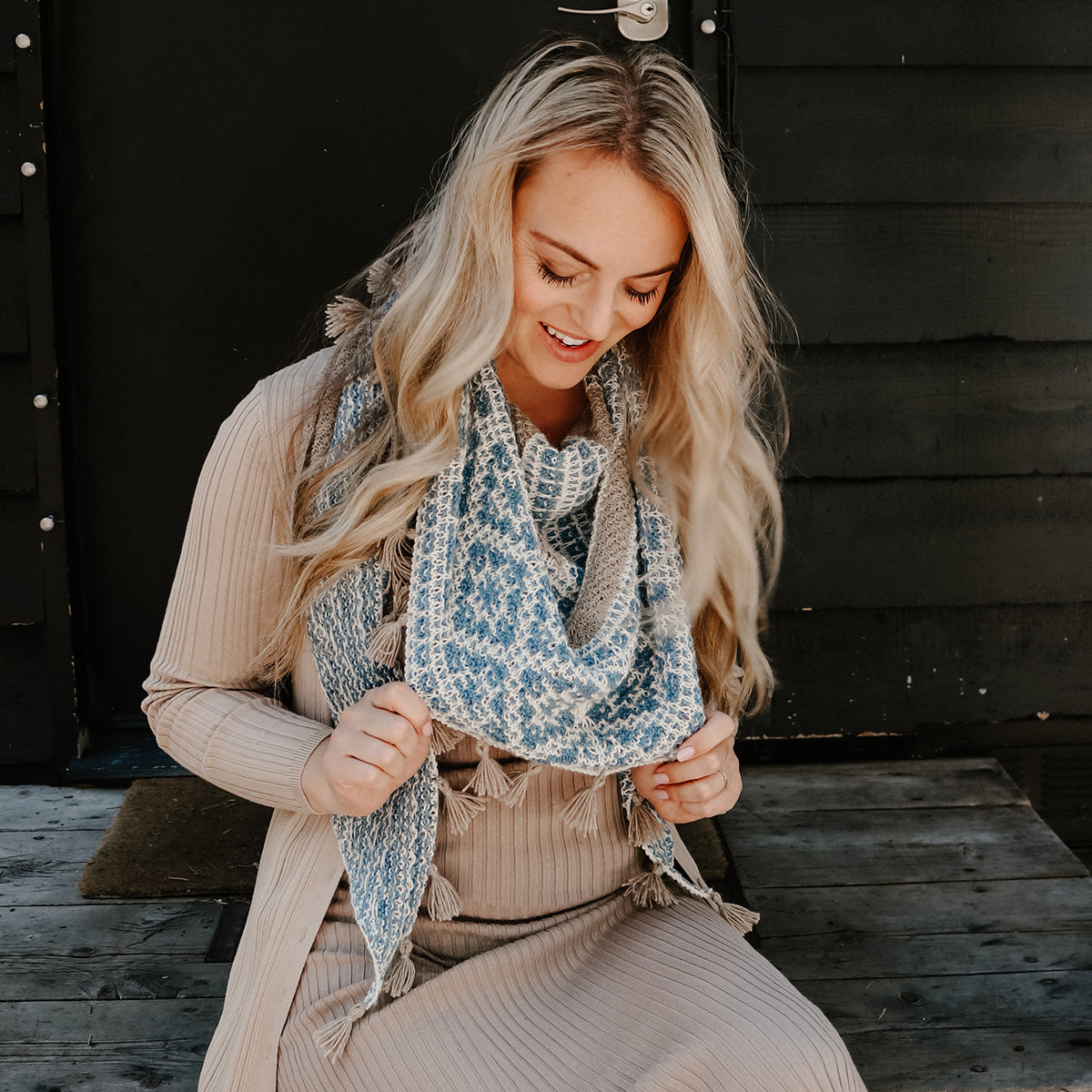 Allison's Harmony Fingering Lunae Shawl - Main Image 1
