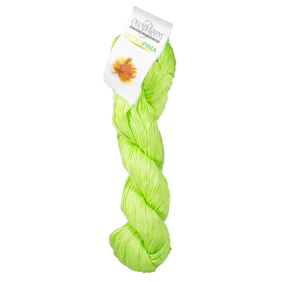 Cascade Yarns Ultra Pima Yarn - 3739 Lime - Zoom Image
