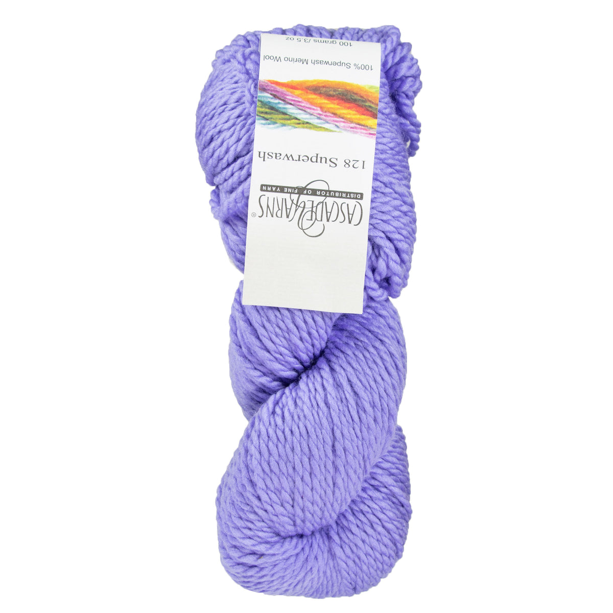 Cascade Yarns 128 Superwash Yarn - 844 Periwinkle - Zoom Image
