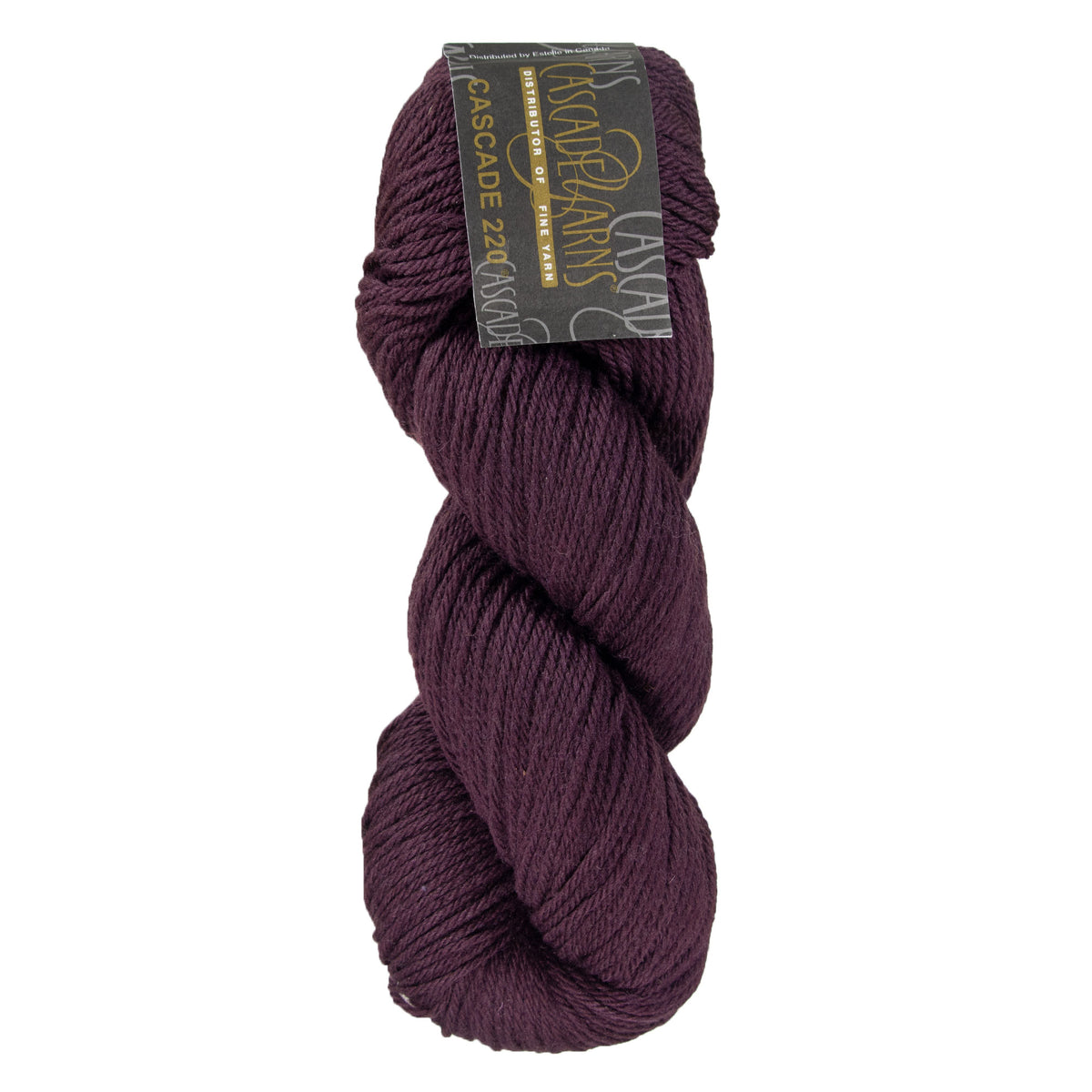 Cascade 220 Yarn - 8418 Eggplant - Zoom Image
