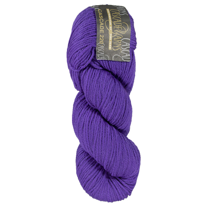 Cascade 220 Yarn - 7808 Purple Hyacinth - Zoom Image