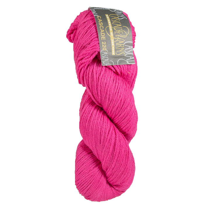 Cascade 220 Yarn - 9469 Hot Pink - Zoom Image