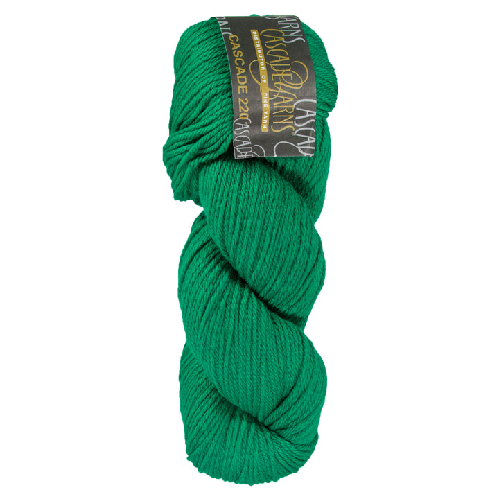 Cascade 220 Yarn - 8894 Christmas Green - Zoom Image