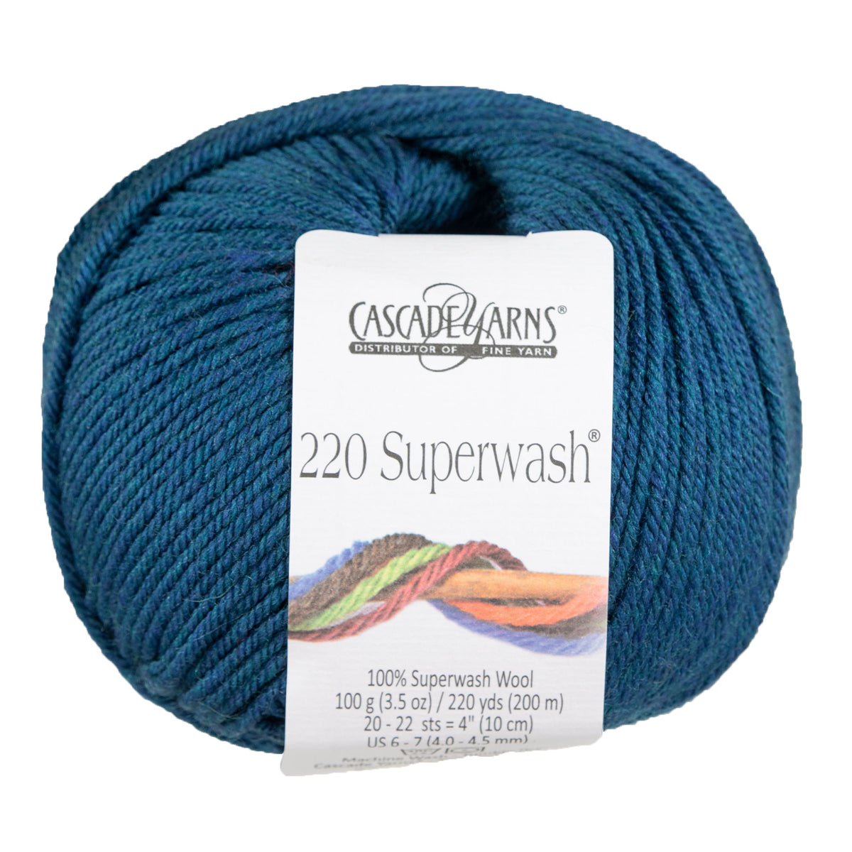 Cascade Yarns 220 Superwash Yarn - 0856 Aporto - Zoom Image
